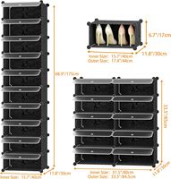 2025 article chaud pliant empilable étagère à chaussures 10 niveaux stockage extensible Style de conception moderne pour salle à manger magasin étagère à chaussures