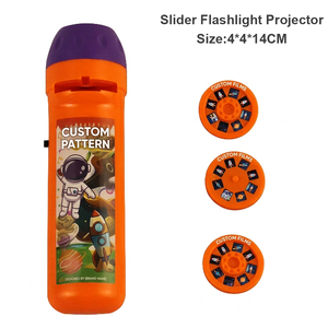 Projecteur d'images de dinosaures, lampe torche, visionneuse de diapositives pour enfants, projecteur lumineux éducatif, jouet, cadeau promotionnel, logo personnalisé - Product Image 2