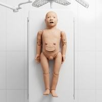 Simulateur de soins aux enfants de 3 ans à fonctions complètes |   Anatomie précise de la peau importée et douce au toucher |   Soins IV/Intubation/Ostomie