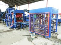 Machine de fabrication de briques de sol entièrement automatique QT5-15 ligne de production de moulage de blocs à emboîtement en béton à vendre