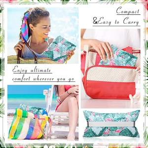 Personnalisable Portable été extérieur Camping piscine oreiller couverture amovible gonflable chaise <span class=keywords><strong>de</strong></span> <span class=keywords><strong>plage</strong></span> parc voyage chaises longues - Product Image 5