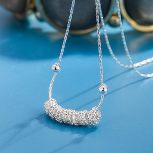 Birthstone 925 Sterling Silver Necklace by Month January to December Natural Gemstone Pendant Personalized Gift - Product Image 1