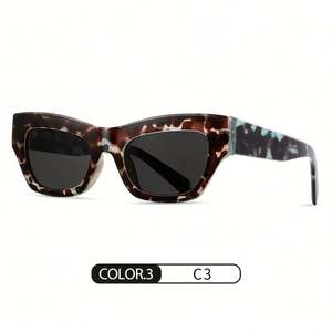 Gafas de Sol Polarizadas TR90 con Marco Pequeño y Diseño de Ojo de Gato, Protección UV400, Acetato, para Mujer, con Logotipo Personalizado, Moda 2025 - Product Image 4