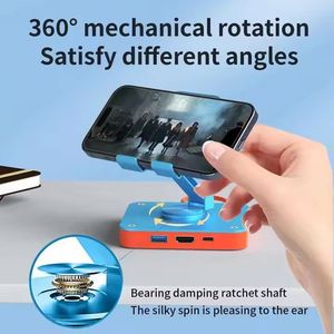 Portable 3 in 1 USB <b>C</b> Hub Adjustable Stand 100W PD <b>Charging</b> <b>Cable</b> 4K 60Hz 30Hz HDTV USB Adapter Stand for Game Accessories - Product Image 4
