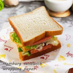 Papier d'emballage alimentaire en PE sur mesure, résistant à la graisse, pour traiteur, papier d'emballage alimentaire, papier d'emballage alimentaire sûr pour les aliments - Product Image 4