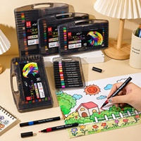 80 couleurs, nouveau style, pointe de pinceau souple, séchage rapide, imperméable, anti-décoloration, marqueur acrylique, graffiti DIY pour pierre, verre, toile, bois