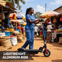 Trottinette Électrique Mini Lithium Légère et Agile, Portable pour Adultes (Hommes et Femmes), Pliable, Idéale pour les Déplacements Urbains Rapides, Vélo Électrique Compact