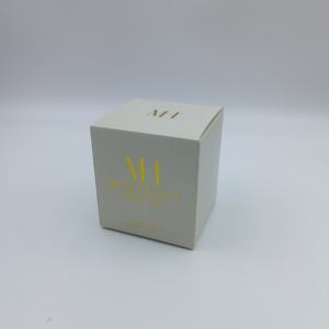 Caixa De Vela De Impressão Personalizada Ecológica com Folha De Ouro Metálica Caixa De Embalagem De Papelão Impresso Com Bandeja - Product Image 1