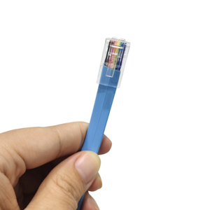 Câble de console RJ45 mâle-mâle bleu clair - Product Image 3