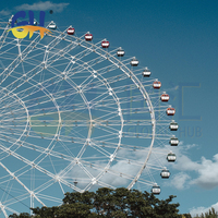 88m Attractive Theme Park London Eye Big Ferris Wheels Produits pour parcs d'attractions Grande roue à vendre