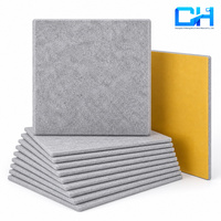 Panneau acoustique en polyester ignifuge de qualité supérieure Chiheng, classe B1, résistant aux chocs, pour l'isolation acoustique des cinémas