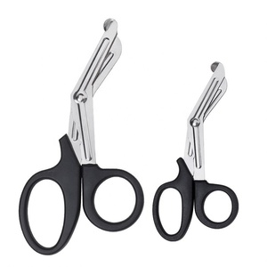 Ciseaux à pansements multi-usages en acier inoxydable médical de haute qualité, longueur 15 cm, ciseaux d'urgence pour traumatismes - Product Image 3