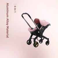 Berceau, landau, poussette et siège auto 4-en-1 pour bébé de 0 à 6 mois (modèle S800 en alliage d'aluminium) Identique à Dannas