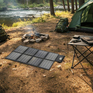Panel Solar Plegable CIGS de 40W para Ciclismo - Ultracompacto, se Monta en el Manillar o en la Bolsa <span class=keywords><strong>del</strong></span> Cuadro - Product Image 5