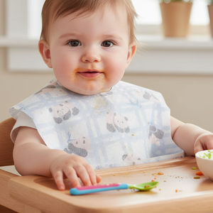 Baberos Desechables Impermeables para Bebés, Baberos Ligeros a Prueba de Fugas con Bolsillo - Product Image 3