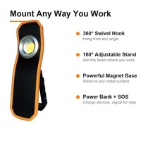 Lampe d'inspection Swirl Finder Light 15W COB LED 1100 Lumen CRI 95 Rechargeable 4500K Portable avec support magnétique pour le detailing automobile professionnel