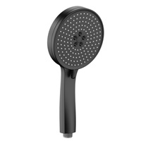 Douche à main moderne en chrome, grand panneau de 4,7 pouces, économie d'eau, 5 modes de pulvérisation d'eau réglables pour les toilettes et la salle de sport