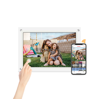 Marco de Fotos Digital WiFi de 10 Pulgadas con Pantalla Táctil IPS, Marco de Fotos Acrílico Inteligente, Comparte Fotos y Videos a través de la Aplicación Frameo, Rotación Automática