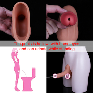 3 en 1 Stand to Pee Silicone Dildo Prothetic <span class=keywords><strong>Packer</strong></span> Transgénero STP para <span class=keywords><strong>FTM</strong></span> Packers - Product Image 5