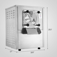 Machine à glace dure commerciale pour entrepôt UE avec fabricant de crème glacée vertical 1200W