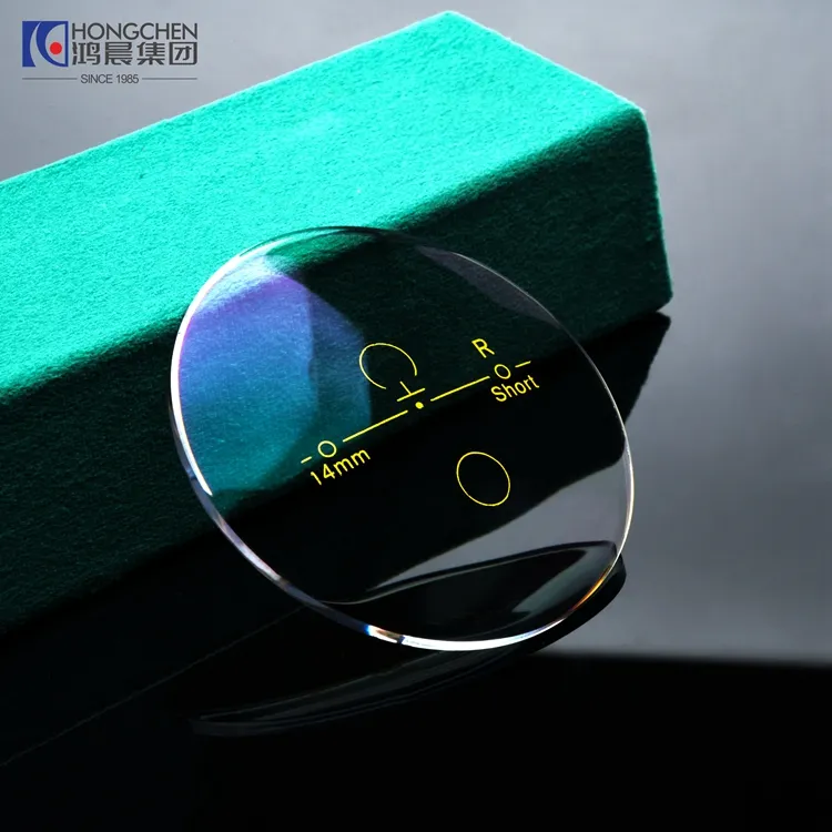 Hongchen Chất lượng cao CR 39 1.499 multifocal tiến bộ HMC AR RX ống kính quang nhà sản xuất