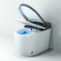Salle de bain électrique moderne à capteur automatique, toilette intelligente japonaise intelligente, cuvette de toilette, toilette intelligente automatique