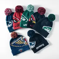 Heiße Großhandel Sport Vintage gestrickte NFL Mützen 47 ny Winter Hüte American Football Team Beanie Hüte