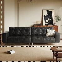 Canapé sectionnel Chesterfield inclinable moderne pour appartement, villa, salon