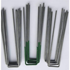 Lot de <span class=keywords><strong>1000</strong></span> agrafes de paysage et piquets de tente en acier moderne 11GA 6\"X1\"X6\" - Agrafes de barrière anti-mauvaises herbes de jardin et piquets de jardin (utilisation pendant 10 ans) - Product Image 5