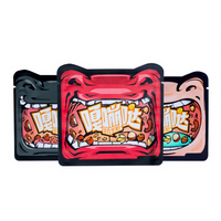 Sachet d'emballage personnalisé thermoscellable en PET de qualité alimentaire avec fermeture éclair pour aliments pour bébés, collations et aliments pour animaux de compagnie