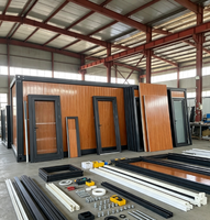 Conteneur de magasin pliable en acier, étanche, à installation rapide pour kiosque de café, poste de garde, bureau