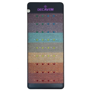 PEMF infrarrojo lejano calor profundo, terapia de fotones, campo magnético iones negativos piedras preciosas Kristalmatte Chakra colchón de cristal Mat - Product Image 3