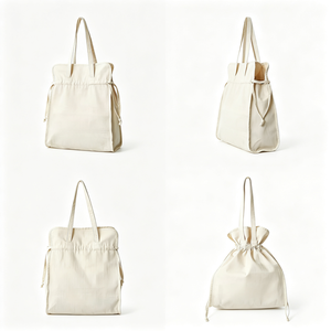 Sacs personnalisés avec logo OEM, sacs en toile de coton personnalisés pour femmes, couleur personnalisée, lettres blanches, sac fourre-tout tendance, sac de courses - Product Image 6