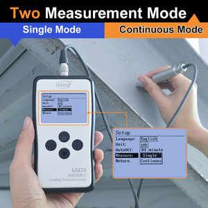 Hot Sale LS225 F500 Fe Zinc Coating Thickness Measurement 500m Galvanizing Handheld Coating Thickness <b>Gauge</b> - Product Image 4