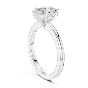Premium Classic Pear <b>Solitaire</b> Lab Grown Diamond Halo <b>Ring</b> 1.5 Carat 925 Sterling <b>Silver</b> IGI Certified Wedding Party Anniversary - Product Image 4