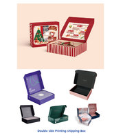 Caja de papel biodegradable con revestimiento de color personalizado para estampado de regalo de bebé y caja de regalo de bebé diseñada para productos domésticos OEM