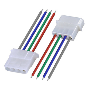JFS 4 Pin Terminal Wire 5.08mm Pitch Chassis Fan Connector <b>Cable</b> Large 8981 Model - Product Image 1