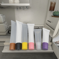 Récipient souple vide en plastique, 10 pièces, logo personnalisé, couleur, Tube à brillant à lèvres blanc, récipients, Tubes vides pour brillant à lèvres