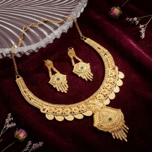 Micro collares de formación, joyería de formación de oro de boda regalo de ocasión especial para mujeres cobre y latón chapado en oro laminado - Product Image 1