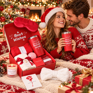 Vaso Aislado de Acero Inoxidable Rojo de 20 oz, Caja de Regalo, Juego de Regalo Promocional para Niñas, Regalos de Navidad - Product Image 4