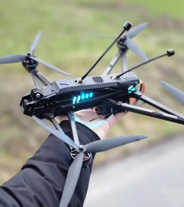 High Efficiency 1050-3 Black 3 Blade Glass Fiber Nylon Propeller Blades for FPV <b>Racing</b> <b>Drones</b> with Low Noise Design - Product Image 5