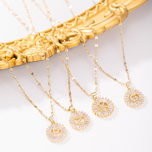 Colar Feminino 2026 de Aço Titânio com Pingente de Zircônia, Corrente de Elos, Estilo Luxo Leve, Sucesso de Vendas Transfronteiriço Europa-América - Product Image 4