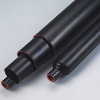Tube thermorétractable en caoutchouc silicone - Résistant aux hautes températures, gaine de terminaison de câble, rapport de rétraction 2:1, paroi mince, certifié CE
