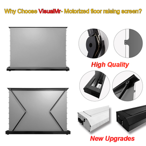 Nouveau ALR Black Diamond ALR Motorisé Rétractable Floor Rising Tab Tension 120 Pouces Long Throw Vente en gros Smart Projection 4K 8K - Product Image 4