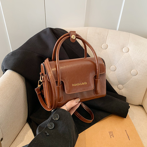 Bolso de Mano de Mujer de Calidad Nicho 2026, Bolso Bandolera de Hombro de Color Sólido Retro y Moderno - Product Image 3