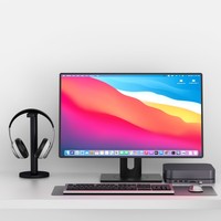 Colorii M1/M2 adaptor Hub SSD tipe C, untuk stasiun Dok Mini Mac 2.5 inci HDD stasiun dok untuk Apple M1 2020