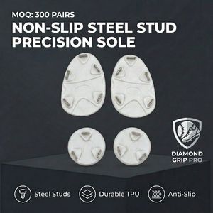 Al por mayor, <span class=keywords><strong>suelas</strong></span> autoadhesivas personalizadas para tacos de béisbol, diseño dividido, almohadillas de TPU resistentes al desgaste para pegar en zapatillas, para modificación de calzado deportivo - Product Image 4