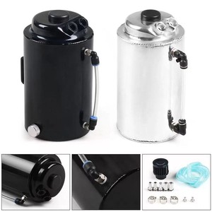 Universal 2L Engine Oil Catch <b>Can</b> Aluminum Dual Purpose <b>Air</b> Filter For Car Modification Retrofit Upgrade - Product Image 5