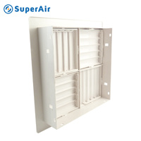 Système HVAC Prix d'usine Diffuseur à lame fixe Multivent Diffuseur d'air de ventilation de climatisation universel