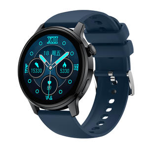 Kadın moda akıllı saat S46 BT arayarak sağlık izleme 1.28 inç yuvarlak ekran erkekler spor Fitness Smartwatch Android IOS için - Product Image 3